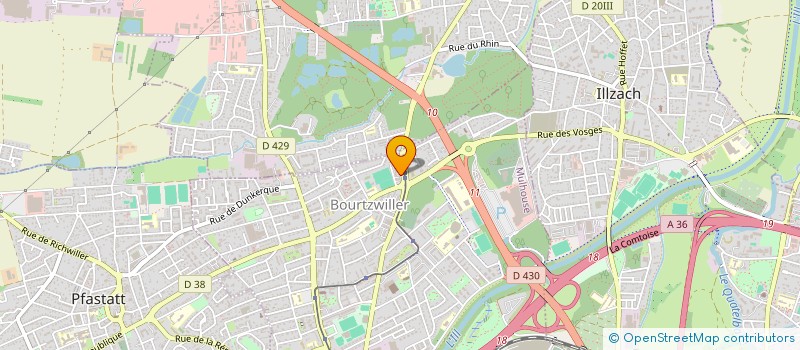 localisation de l'entreprise MONSIEUR KPAKPO AKUE à MULHOUSE