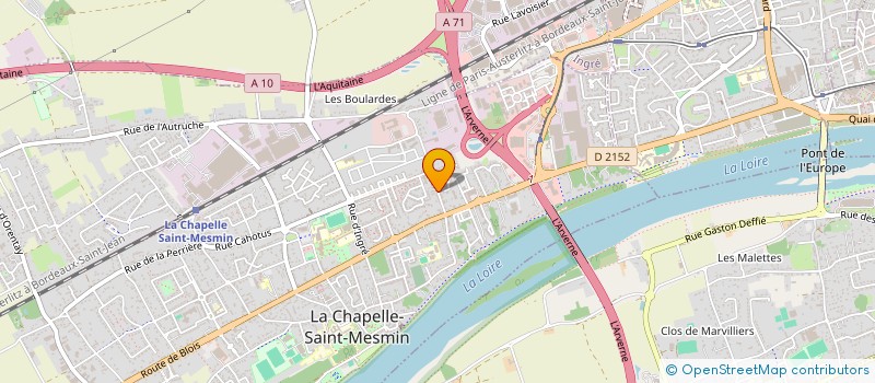 localisation de l'entreprise MONSIEUR KPANGNI AZANE à LA CHAPELLE-SAINT-MESMIN