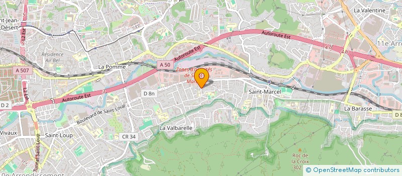 localisation de l'entreprise MONSIEUR KPOKOUA GODJI à MARSEILLE