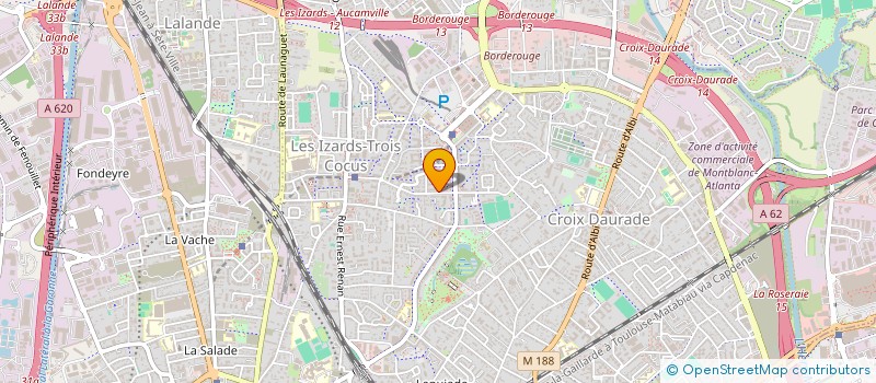 localisation de l'entreprise MONSIEUR KRAIDY ADOUKO  TOULOUSE