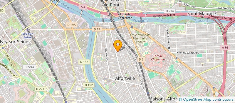 localisation de l'entreprise MONSIEUR KRASIMIR BELINOV à ALFORTVILLE