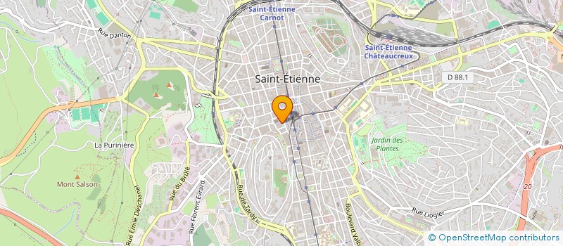 localisation de l'entreprise MONSIEUR KRATCH JINGOEZIAN  SAINT-ETIENNE