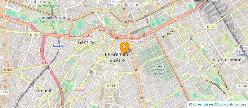 localisation de l'entreprise MONSIEUR KREMLIN-BICETRE EWEN LE  LE KREMLIN-BICETRE