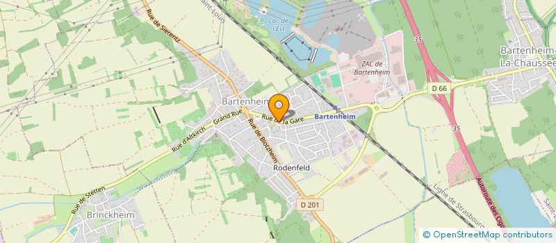 localisation de l'entreprise MONSIEUR KRENAR LAKNA  BARTENHEIM