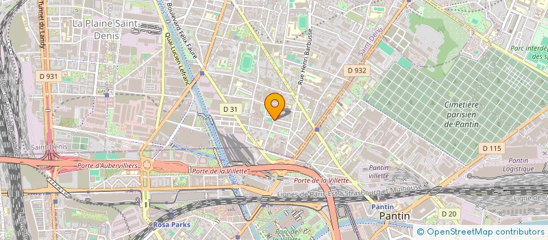 localisation de l'entreprise MONSIEUR KRESHANA DEVNATH  AUBERVILLIERS