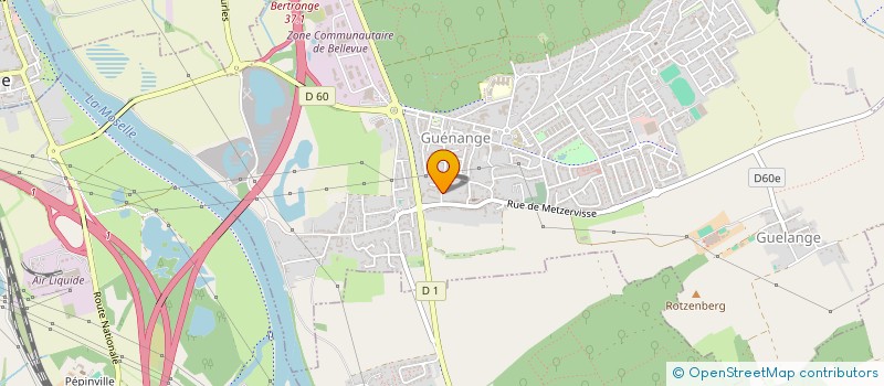 localisation de l'entreprise MONSIEUR KRESHNIK GRAINCA  GUENANGE