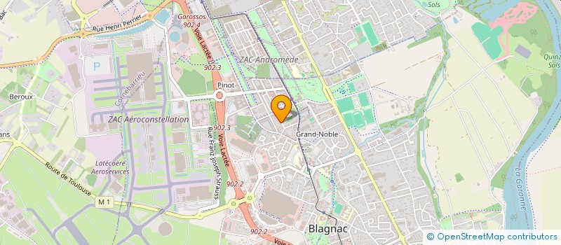 localisation de l'entreprise MONSIEUR KRICHNA SOURBIE à BLAGNAC