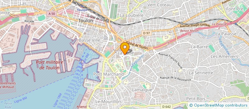 localisation de l'entreprise MONSIEUR KRIKOR ARZOUMANIAN  TOULON