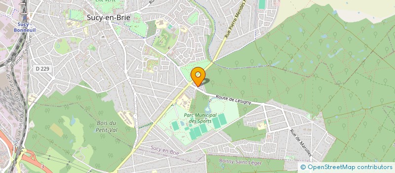 localisation de l'entreprise MONSIEUR KRIMO BOUZOUANE  SUCY-EN-BRIE