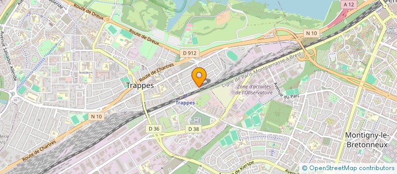 localisation de l'entreprise MONSIEUR KRIMO TERMECHE  TRAPPES