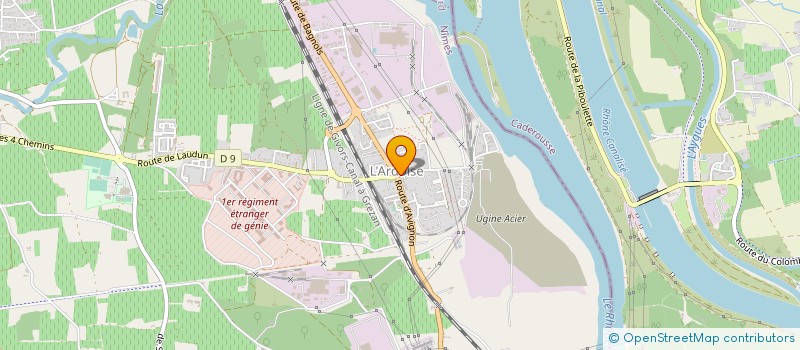 localisation de l'entreprise MONSIEUR KRIS-BRUNO SAROUILLE  LUNEL-VIEL