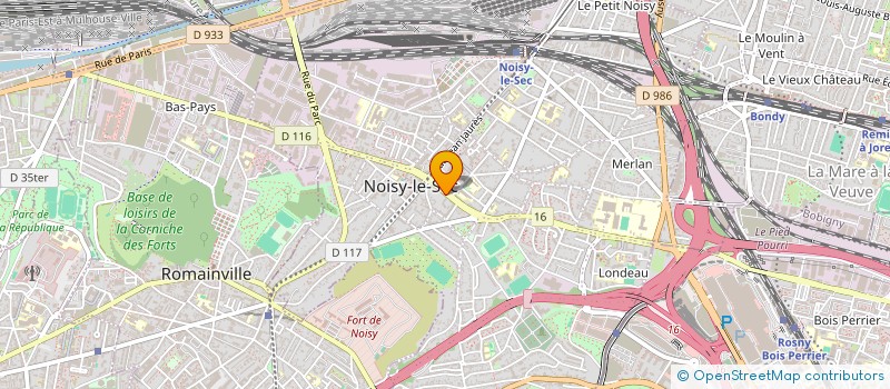 localisation de l'entreprise MONSIEUR KRISHNA BAHADUR BHANDARI à NOISY-LE-SEC