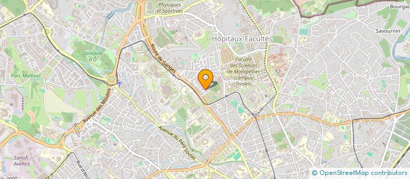 localisation de l'entreprise MONSIEUR KRISHNA MAHADEA à MONTPELLIER