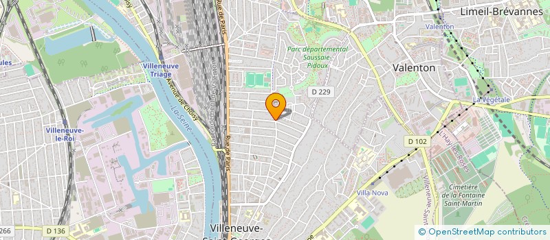 localisation de l'entreprise MONSIEUR KRISHNAKUMAR SANMUGALINGAM  VILLENEUVE-SAINT-GEORGES