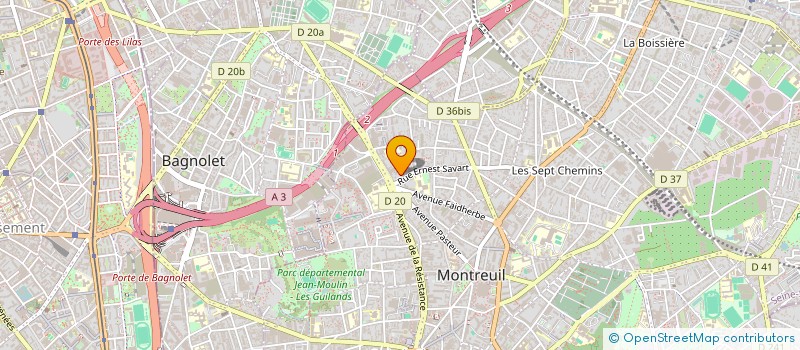 localisation de l'entreprise MONSIEUR KRISHNAPILLAI KAMALANANTHAN  MONTREUIL