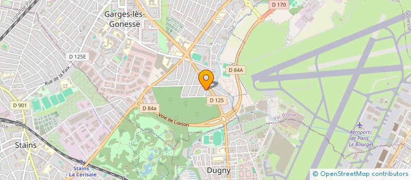 localisation de l'entreprise MONSIEUR KRISS VALERE  GARGES-LES-GONESSE