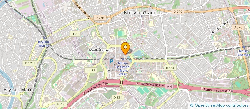 localisation de l'entreprise MONSIEUR KRISTAQ BODE à NOISY-LE-GRAND
