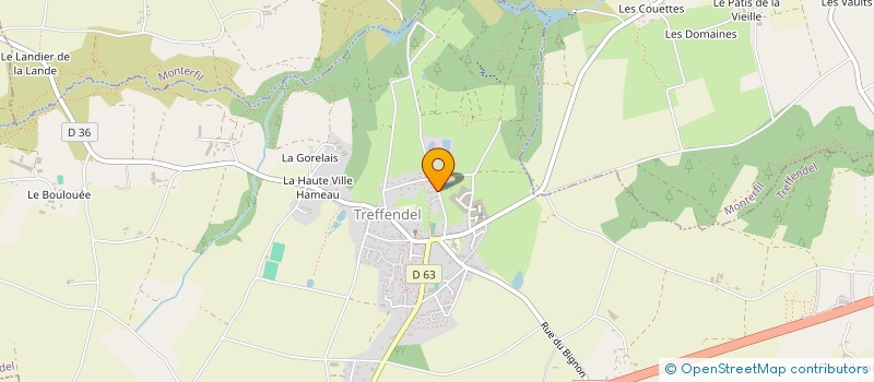 localisation de l'entreprise MONSIEUR KRISTEN GENTY  TREFFENDEL