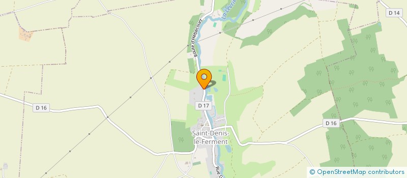 localisation de l'entreprise MONSIEUR KRISTEN LOCUFIER  SAINT-DENIS-LE-FERMENT