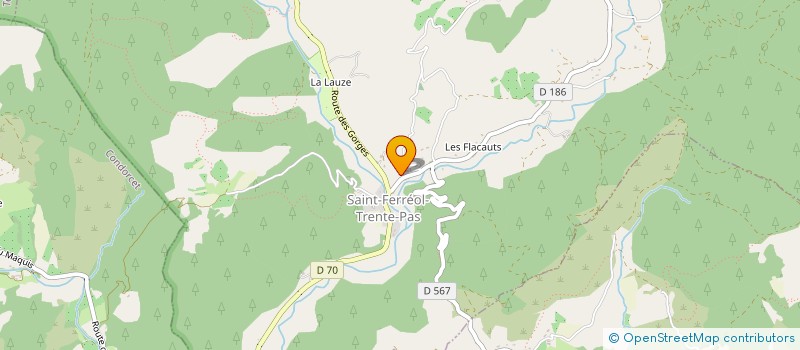 localisation de l'entreprise MONSIEUR KRISTEN ZARAGOZA à SAINT-FERREOL-TRENTE-PAS
