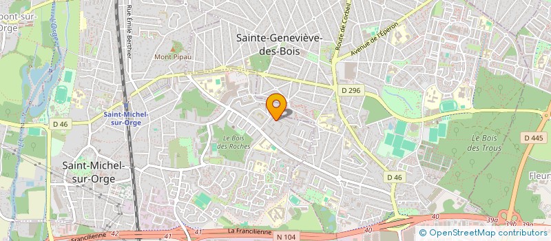 localisation de l'entreprise MONSIEUR KRISTIAN SUNOU FANKEM  SAINT-MICHEL-SUR-ORGE