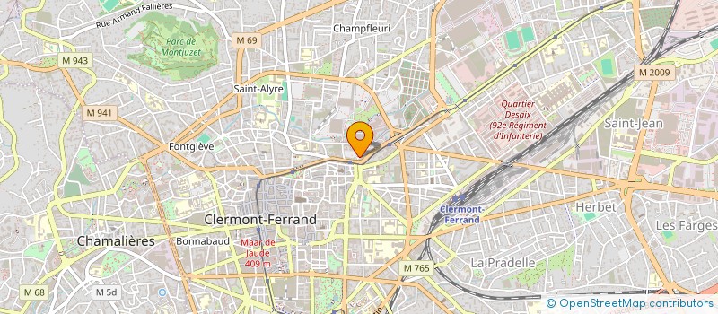 localisation de l'entreprise MONSIEUR KRISTIAN ZOGA  CLERMONT-FERRAND