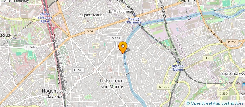 localisation de l'entreprise MONSIEUR KRISTIJAN ANGELOV  LE PERREUX-SUR-MARNE