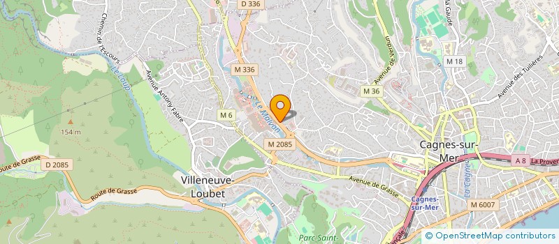 localisation de l'entreprise MONSIEUR KRISTIJAN MRAVUNAC à CAGNES-SUR-MER