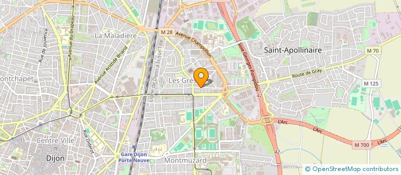 localisation de l'entreprise MONSIEUR KRISTJAN BOBNAJ  DIJON