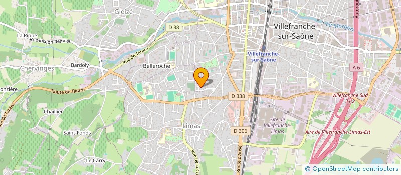 localisation de l'entreprise MONSIEUR KRISTJAN LALAJ  VILLEFRANCHE-SUR-SAONE