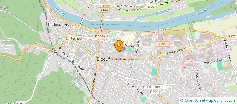 localisation de l'entreprise MONSIEUR KRISTOFER GOSSELIN à ELBEUF