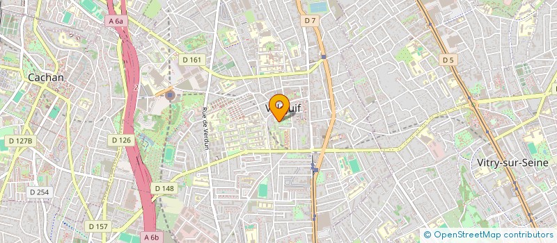 localisation de l'entreprise MONSIEUR KRISTOFER GOURDIN  VILLEJUIF