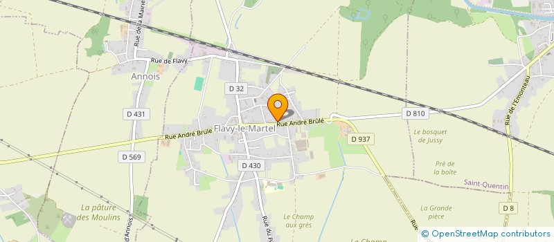 localisation de l'entreprise MONSIEUR KRISTOFER ROHART  VIRY-NOUREUIL