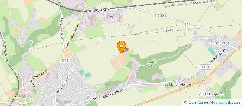 localisation de l'entreprise MONSIEUR KRISTOPHER EVRARD  BOLBEC