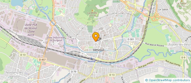 localisation de l'entreprise MONSIEUR KRISTY BAUDOT  VESOUL