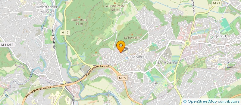 localisation de l'entreprise MONSIEUR KRISZTIAN CSOMOR  CLAPIERS