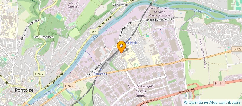 localisation de l'entreprise MONSIEUR KRIYSTIAN WROBEL à SAINT-OUEN-L'AUMONE