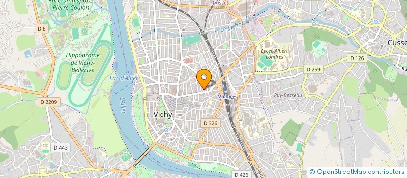 localisation de l'entreprise MONSIEUR KROBLA BAKAYOKO  VICHY