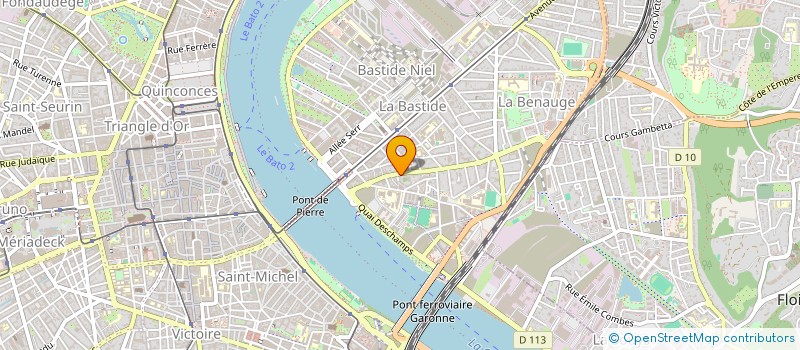 localisation de l'entreprise MONSIEUR KRUNOSLAV PTICAR  BORDEAUX