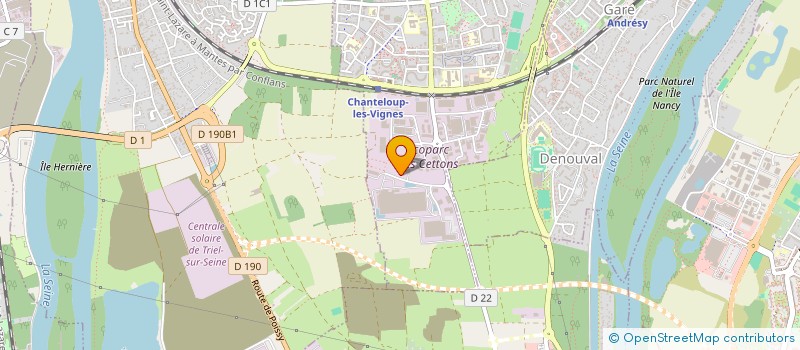 localisation de l'entreprise MONSIEUR KRYS PEREIRA  CHANTELOUP-LES-VIGNES