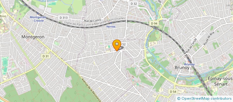 localisation de l'entreprise MONSIEUR KRYSTIAN SZCZYGIEL  YERRES
