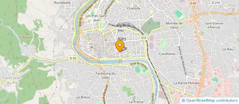 localisation de l'entreprise MONSIEUR KRYSZTOF TUCHLIK à ALES
