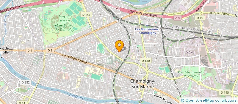 localisation de l'entreprise MONSIEUR KRZYSYTOF KRZYZYNSKI à CHAMPIGNY-SUR-MARNE