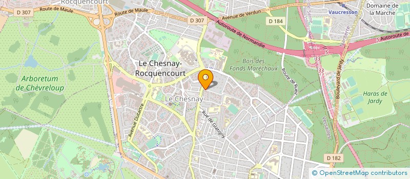 localisation de l'entreprise MONSIEUR KRZYSZTOF BIDA  LE CHESNAY-ROCQUENCOURT