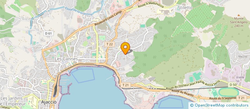 localisation de l'entreprise MONSIEUR KRZYSZTOF BULAT à AJACCIO