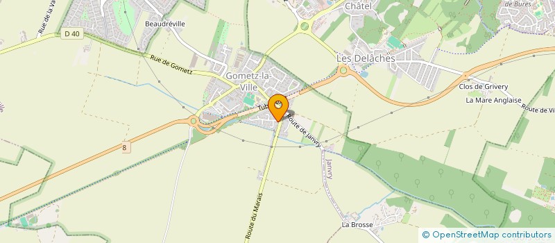 localisation de l'entreprise MONSIEUR KRZYSZTOF DELIJEWSKI  GOMETZ-LA-VILLE