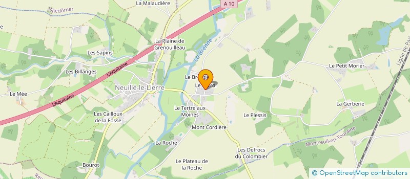 localisation de l'entreprise MONSIEUR KRZYSZTOF DRZYMALA  NEUILLE LE LIERRE