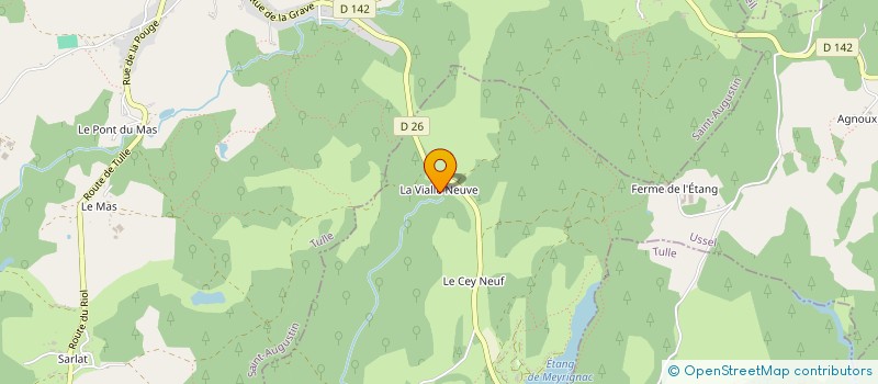 localisation de l'entreprise MONSIEUR KRZYSZTOF GOLUCKI  MEYRIGNAC-L'EGLISE