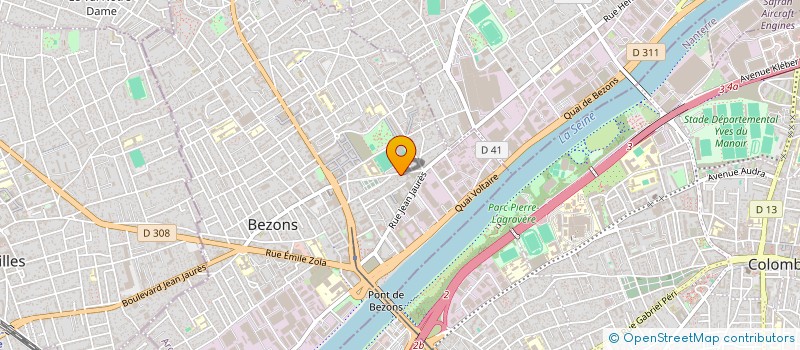 localisation de l'entreprise MONSIEUR KRZYSZTOF IWANICKI à BEZONS