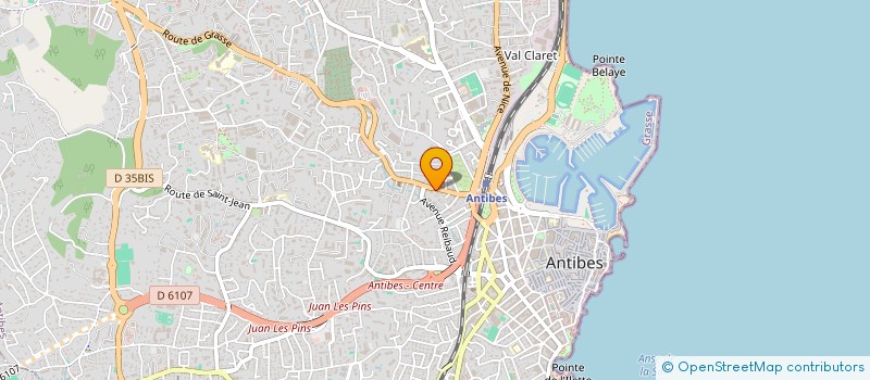 localisation de l'entreprise MONSIEUR KRZYSZTOF JEDRZEJCZYK à ANTIBES